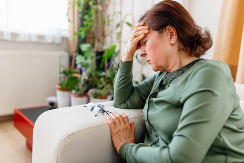 caregiver experiencing compassion fatigue